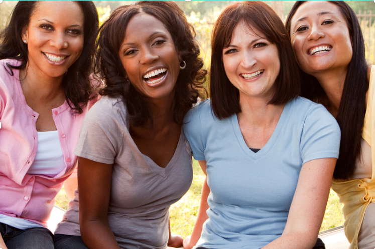 Diverse group of midlife women