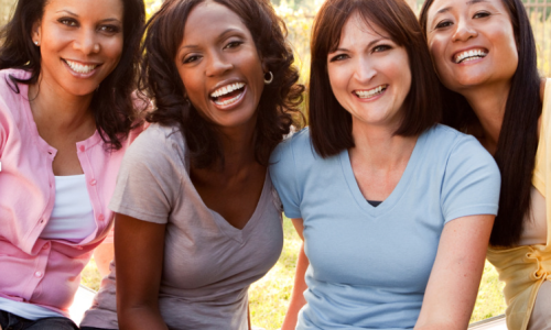 Diverse group of midlife women